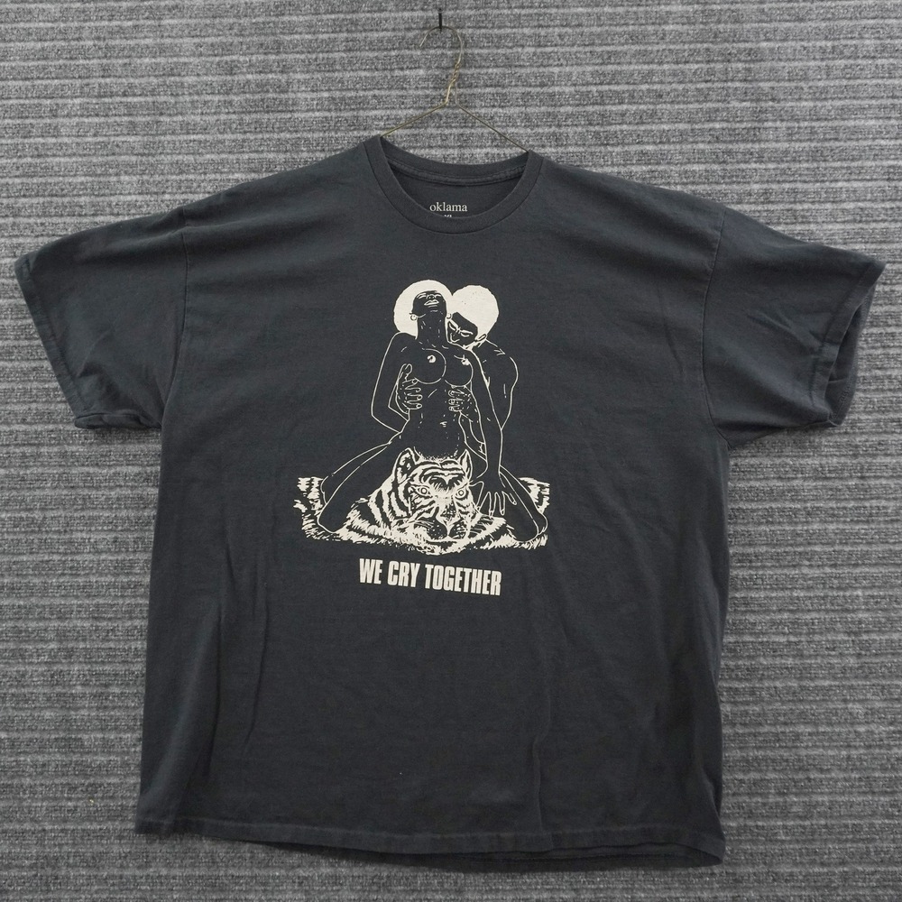 Oklama Kendrick Lamar Big Steppers Tour T-Shirt Mens XL Black Graphic Tee